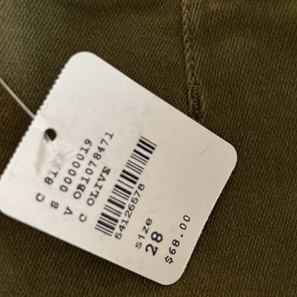 Free People khaki mini skirt. Gold zipper up front. - Picture 3 of 4